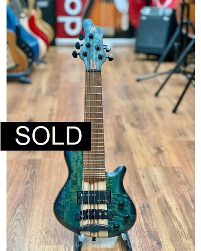 Mayones Cali 5 Curly Poplar Trans Green